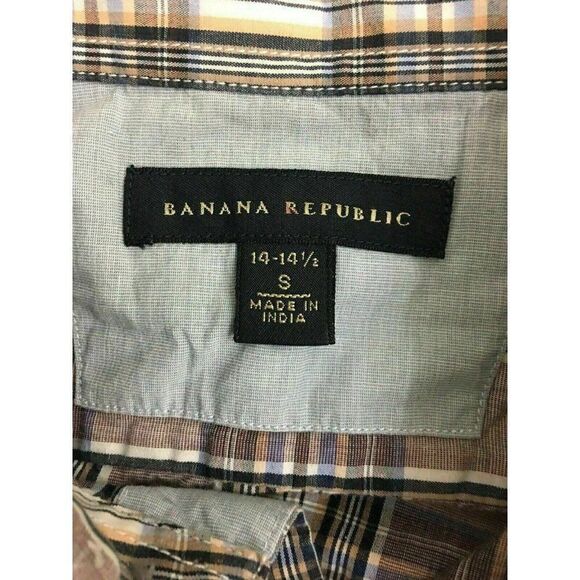 Banana Republic Long Sleeve Red White dress shirt - Picture 5 of 8